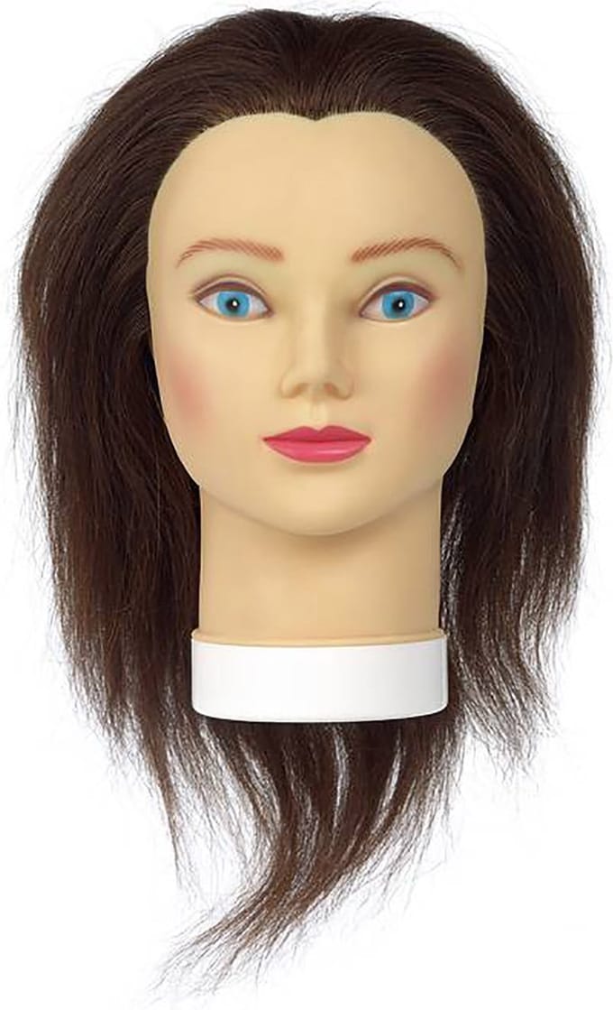 Sibel - Girly 35 Oefenhoofd - Natuurhaar - 15-35 cm