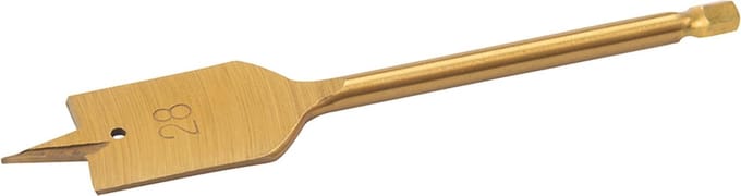 Silverline Speedboor - Vlinderboor met Titanium Coating - 28 mm