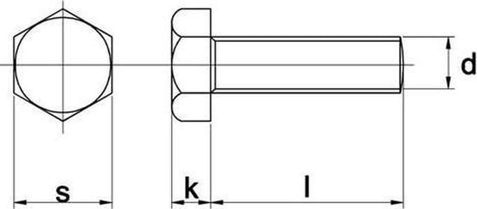Tapbout Din933 M4X12Mm RVS A2 - 1000 stuks