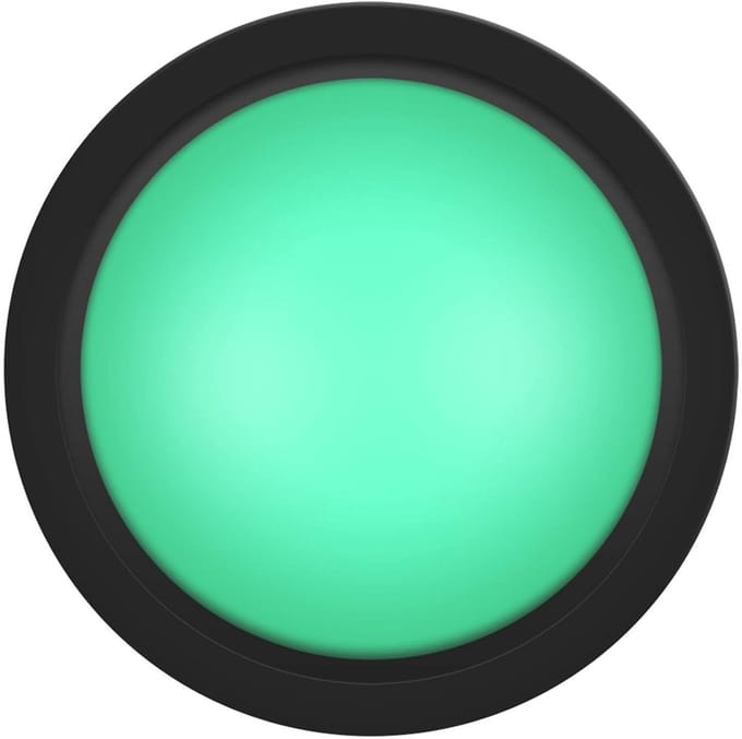 Drukknop met LED - Arcade Knop - Interactieve Games - 12V Verlichte Activering - 100 mm Diameter - Groen