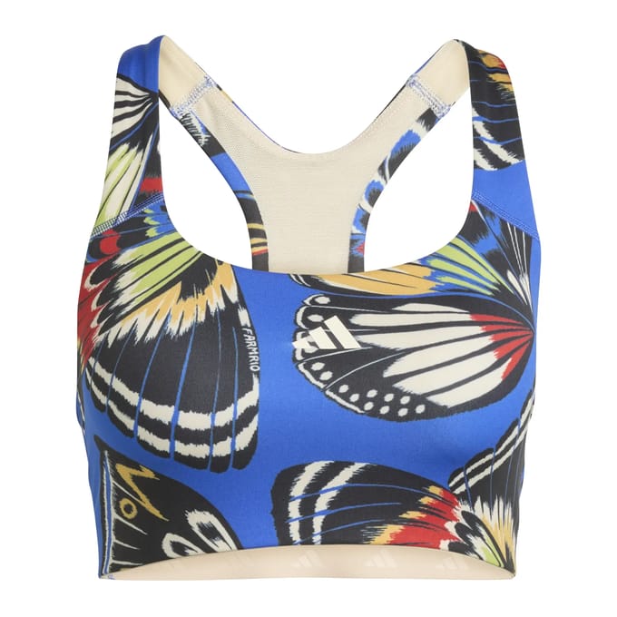 Adidas X Farm Sportbeha Met Medium Impact Blauw M / CD Vrouw