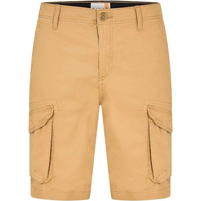 Timberland Heren Twill Casual Cargo Shorts (Tarwe)