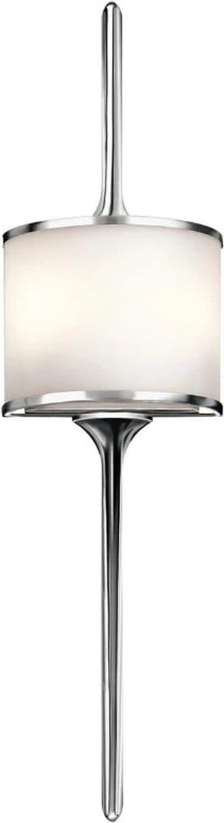 Kichler LED Wandlamp Mona | 3W 3000K 300Lm 830 | IP44 | Dimbaar | Polished Chrome