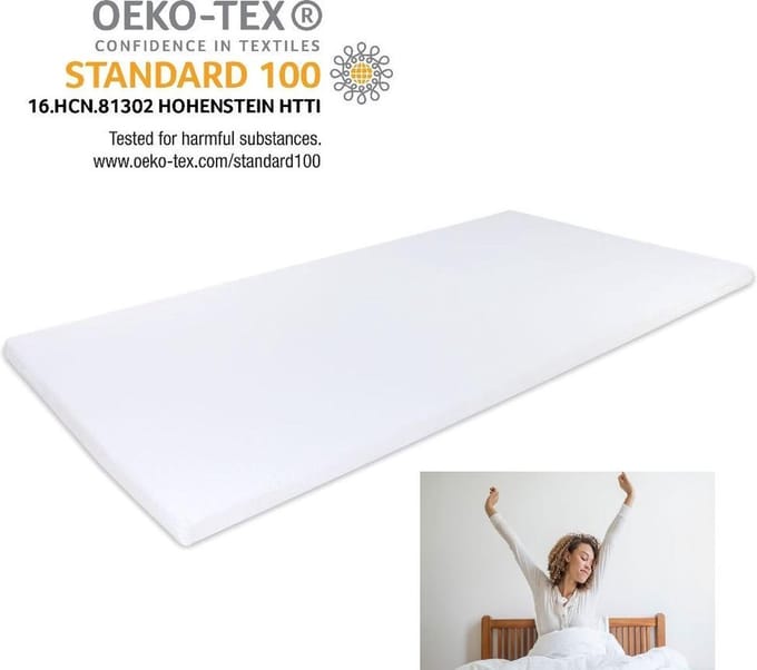 Cool & Warm - Topdek 90x200 - Topper Koudschuim - Oplegmatras