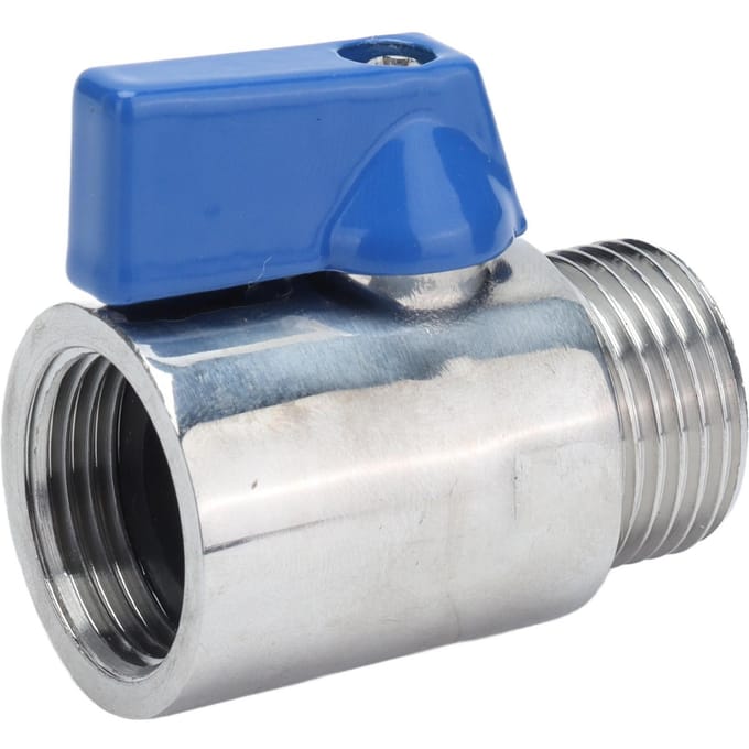 5/8 Inch Mini Kogelkraan 304 RVS Mini Sanitair Binnendraad naar Buitendraad Kogelkraan voor Bier