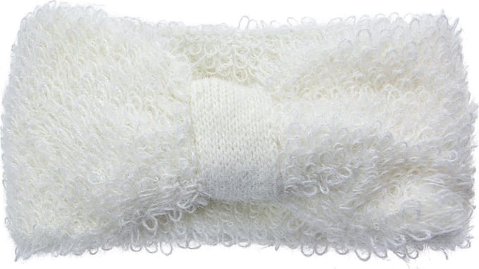 Clayre & Eef Hoofdband Vrouwen 10x22 cm Wit Synthetisch