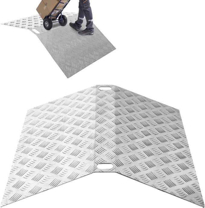 Rolstoelhelling van Aluminium - Drempelhelling met Hoog Draagvermogen en Antislip