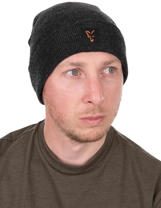 Fox Collection Beanie - Kleur : Black-Orange