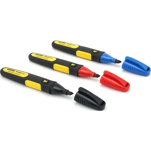 STANLEY FatMax Markeerstift Rood/Zwart/Blauw (x3) - 0-47-315