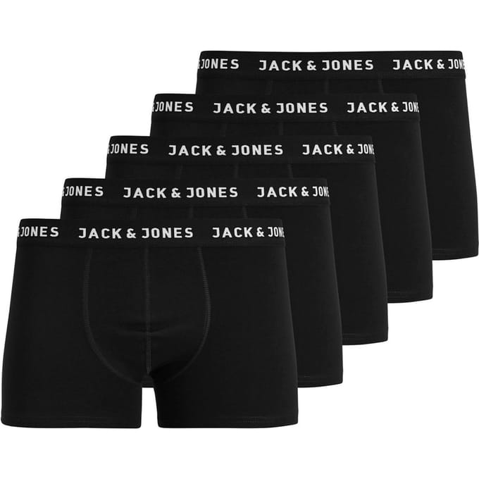 JACK & JONES- JACHUEY TRUNKS 5 PACK NOOS JNR - Jongens - Trunks