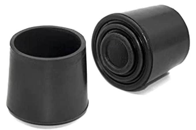 Antislip Stoelpoot Beschermers - Zwarte Rond 32mm - 4 Stuks