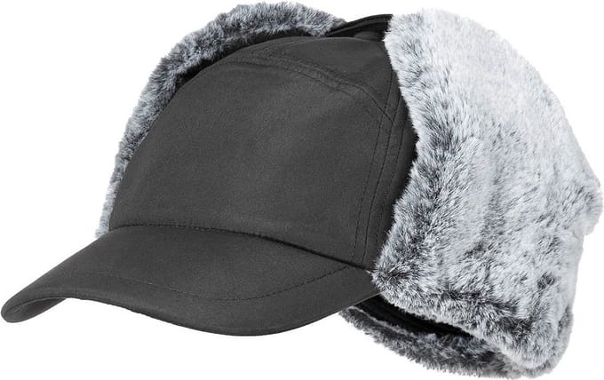 Fox Outdoor - Winter cap  -  Winter muts -  "Trapper"  -  Zwart