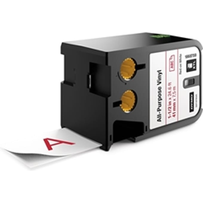 DYMO 1868759 XTL tape vinyl rood op wit 41mm (origineel)