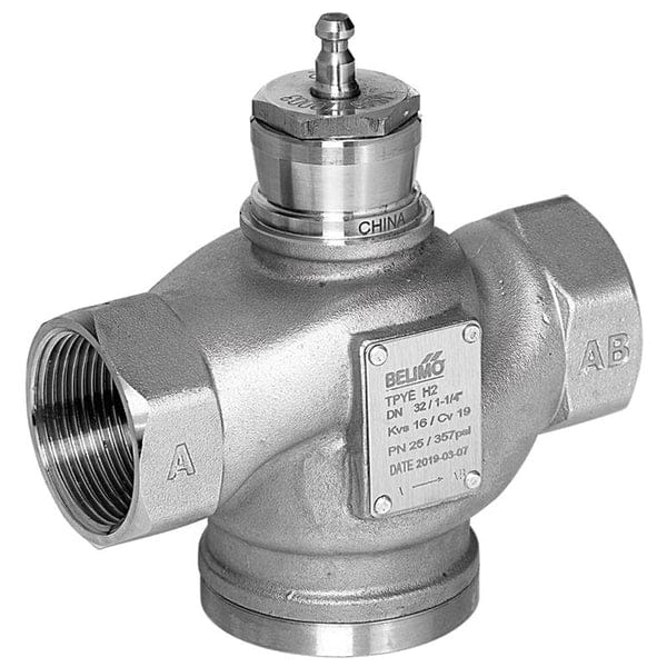 Belimo Klepafsluiter Rp2 20mm Slag Kvs40 24VAC/DC 150s BACnet 1500N IP54 H250S-P/SV24A-MOD