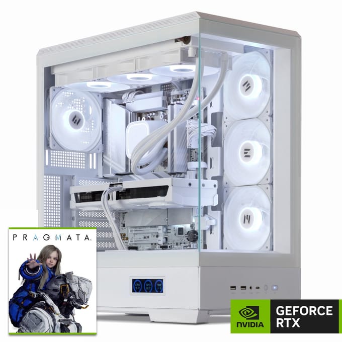 Sedatech Advanced Gaming PC Waterkoeling XL White Edition • AMD Ryzen 7 9800X3D 8x 4.7GHz • Geforce RTX 5080 • 32Gb DDR5 • 2Tb SSD M.2 • WiFi • Bluetooth, USB C 4.0 • Windows 11 • Desktop computer