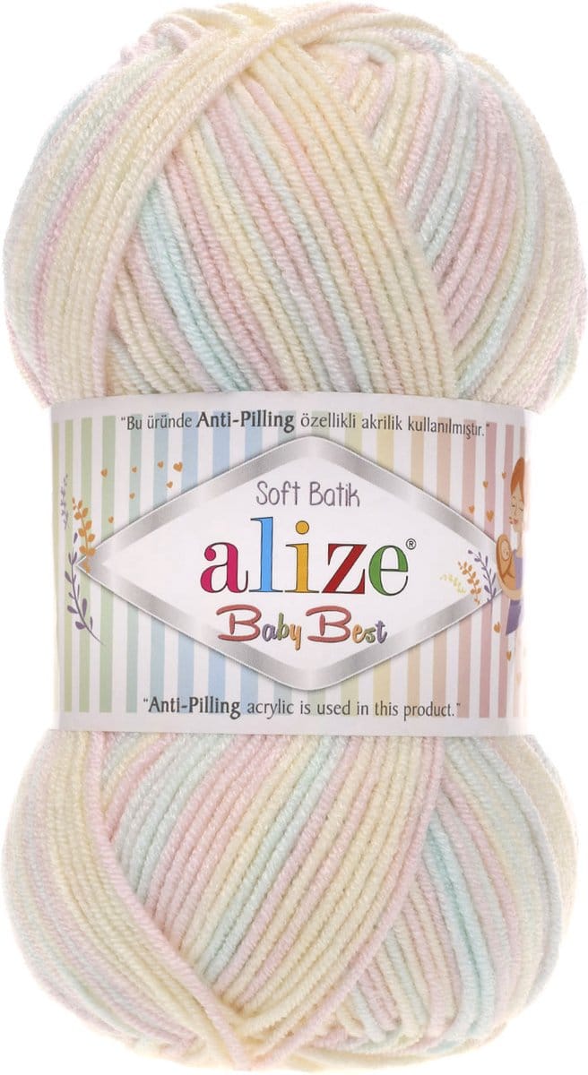 Alize Baby Best Batik 6655 Pakket 5 bollen