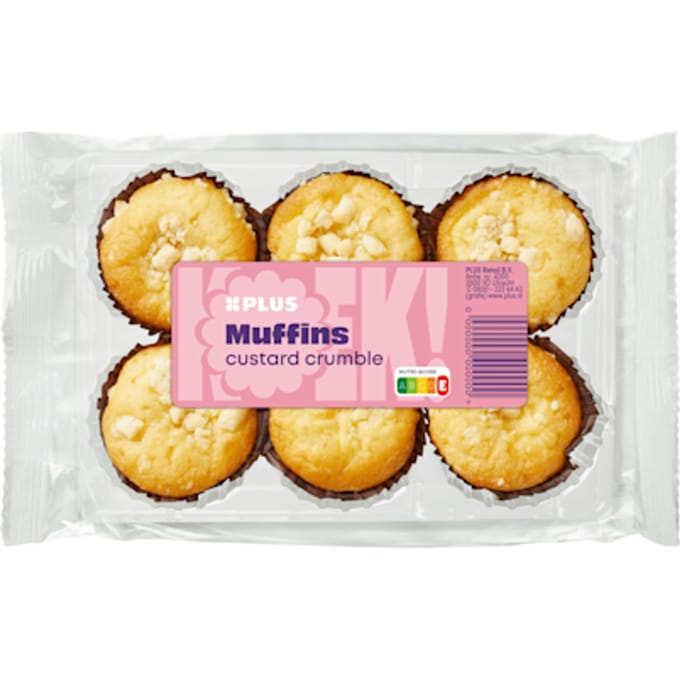 Muffins custard crumble
