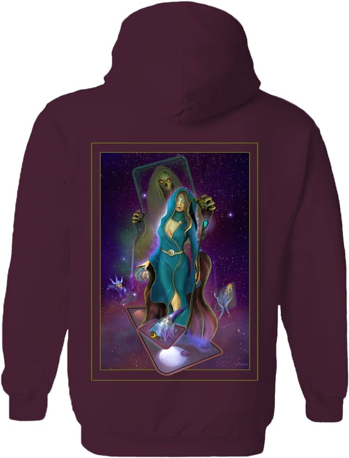 Tarot Magic The Coloured House Hoodie M