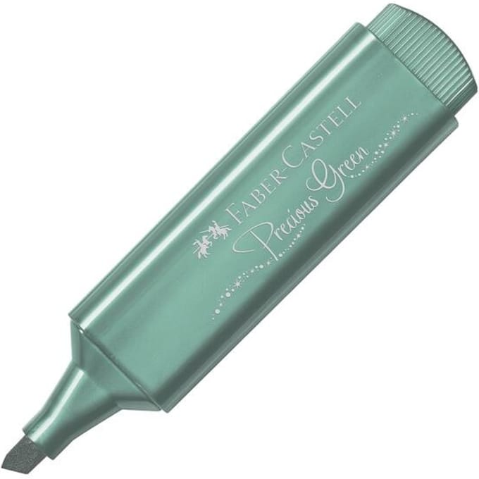 Faber-Castell tekstmarker - metallic groen - markeerstift - FC-154639
