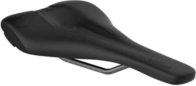 SQlab Ergowave Fietszadel 614 Active - Fietszadel - Grind - 2.1 S-Tube - Superlight foam - 13 cm - Zwart