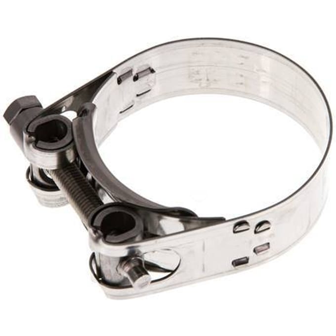 55 - 59 mm Slangklem van Rvs 304 met een 20 mm band - Norma