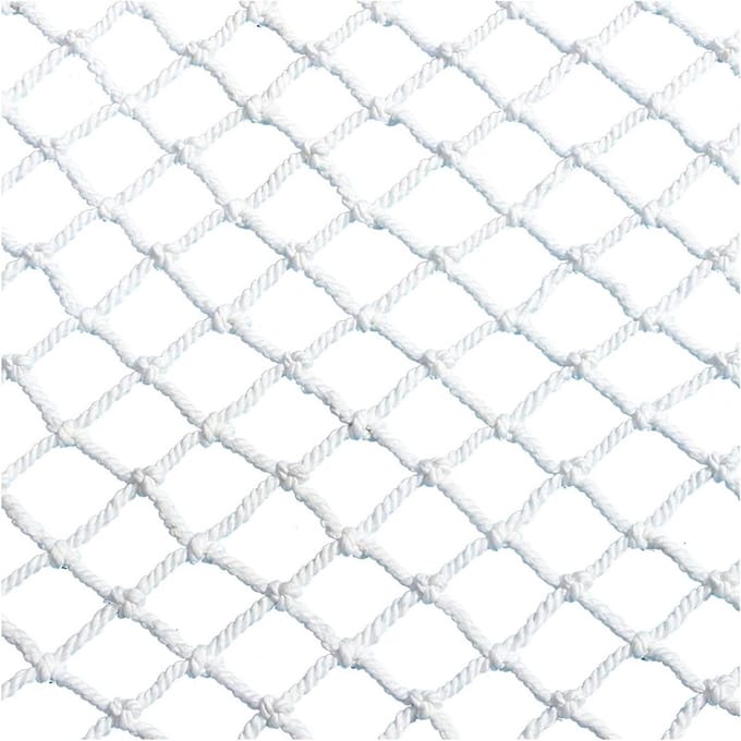 Veiligheidsnet Nylon - Beschermnet Balkon - Kind en Dier - Handgeweven Robuust - 1x1 Meter - Wit