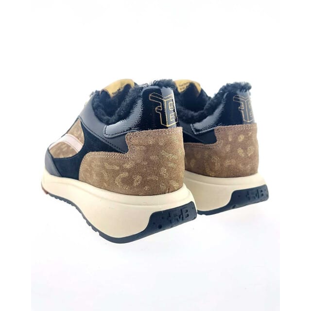 Floris Van Bommel Sfm-10138 Suvi Sneakers - Leer - Dames - Bronskleurig - Maat 37