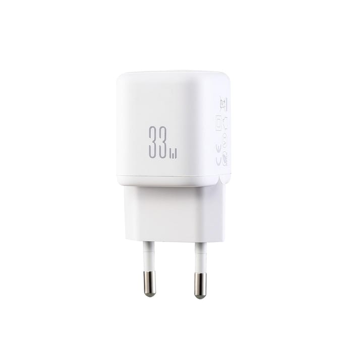 Netlader met USB-C-kabel Joyroom JR-TG7, 33W, 3A, 1 x USB-A - 1 x USB-C, Wit