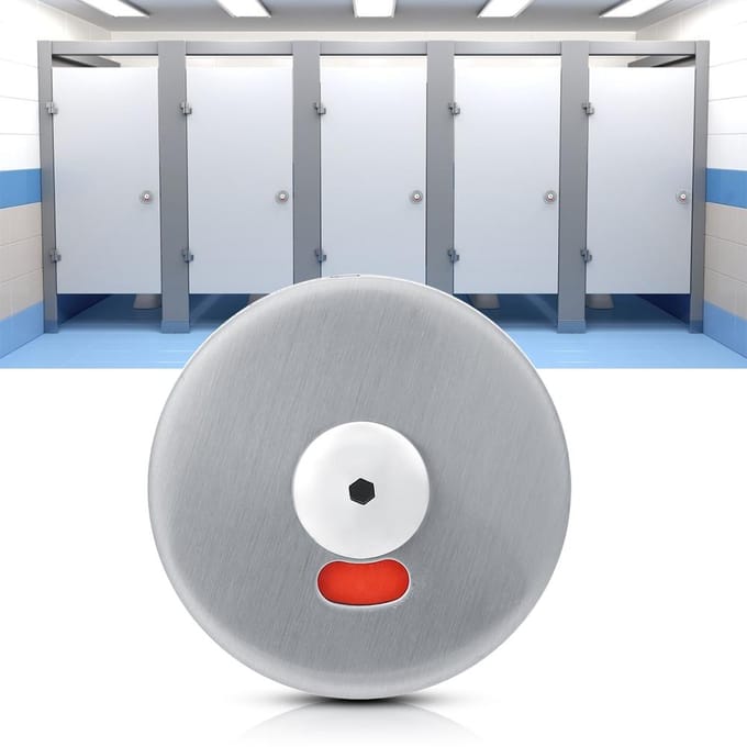 1 Set Privacy Deadbolt Grendel Indicerende Deurslot voor Badkamer WC Openbaar Toilet