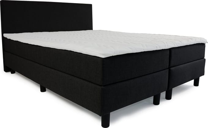 Boxspring Home - Compleet - Pocketvering - HR koudschuim - Zwart - 70x200 cm