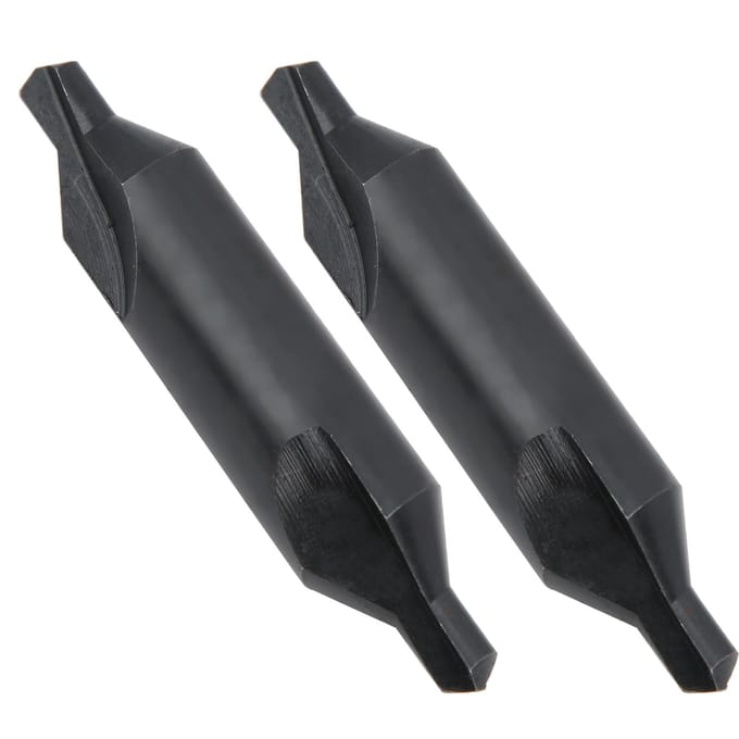 2 Stuks Centerboren Hoge Snelheid Staal voor Freesmachines Positioneringsgereedschap 6mm