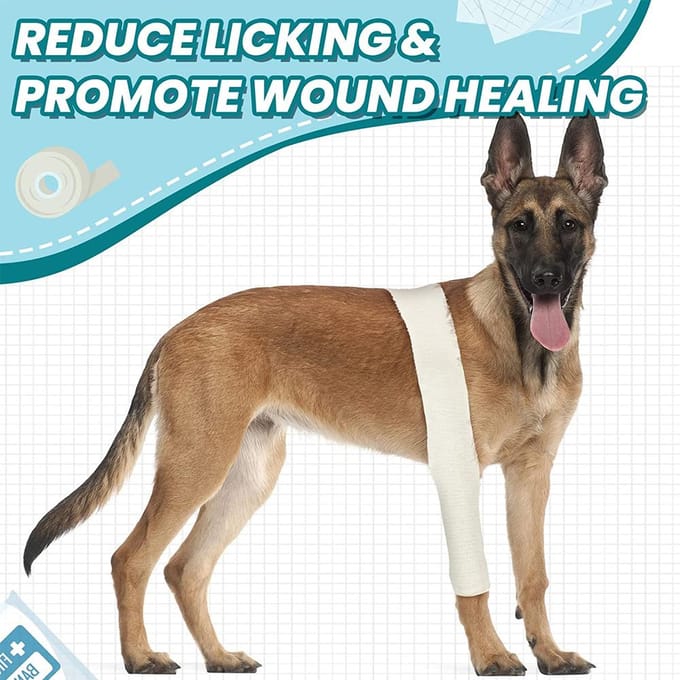 1 Rouleau Coton Tubulaire Gaze Élastique Tube de Compression pour Jambe Manchon Bandage pour Support Bras Jambe white