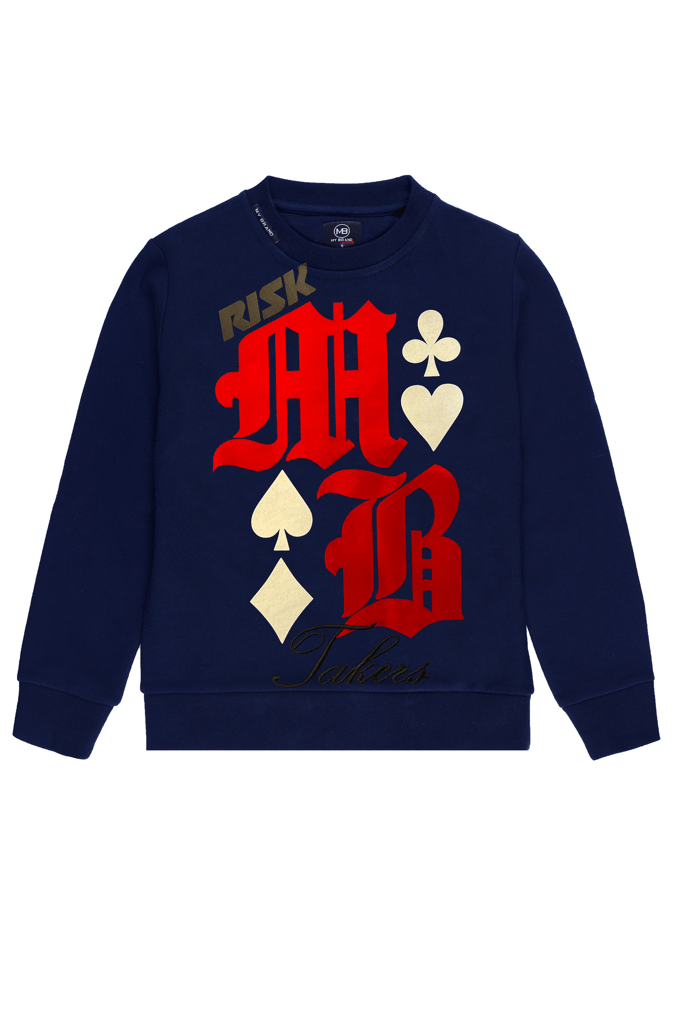 MB Card Sweater | NAVY - NAVY / 6