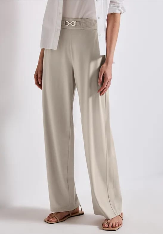 Glinsterende broek Wide Legs