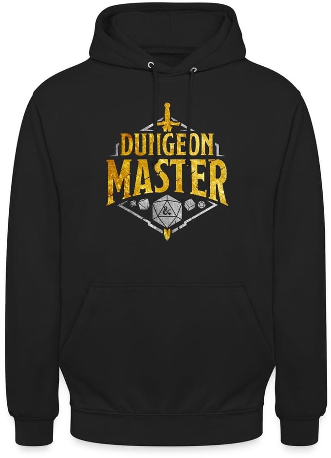 Dungeons And Dragons Dungeon Master Zilver En Goud Hoodie Unisex