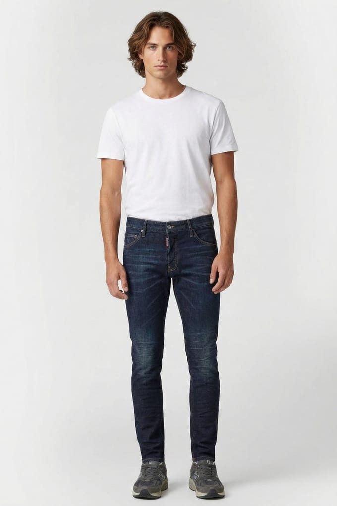Dsquared2 Jeans 5 Pockets Blue Größe: W50 | Skinny Pants Outlet | Herren | Blau