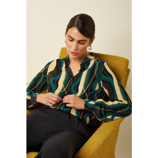 King Louie 09978 maisie blouse elysse 001 black