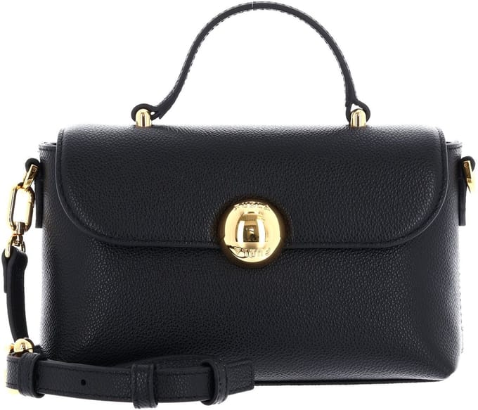 FURLA Leren schoudertas Moonlight Mini Top Handle Bag Nero zwart