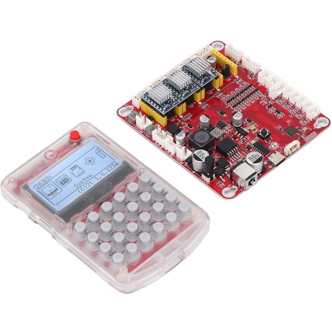 Graveermachine Offline Controller Kit 24 Toetsen 3 Assen Offline CNC Controller Board Kit 12V36V