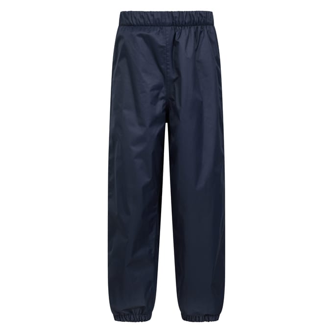 Mountain Warehouse Waterdichte kinder/kinder fleece gevoerde broek (Marine)