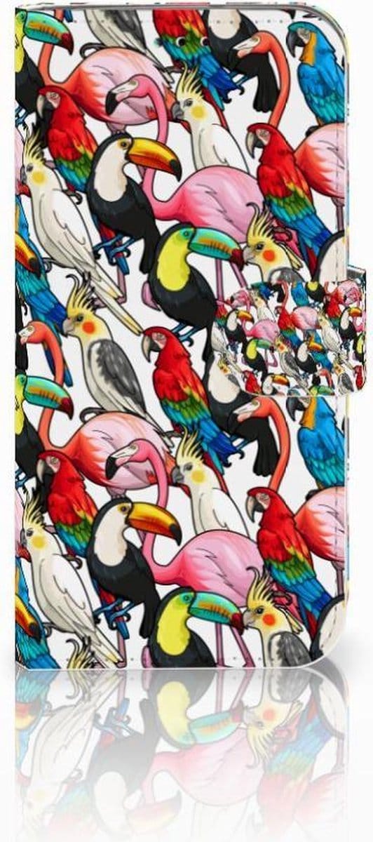 Samsung Galaxy A40 Telefoonhoesje met Pasjes Birds
