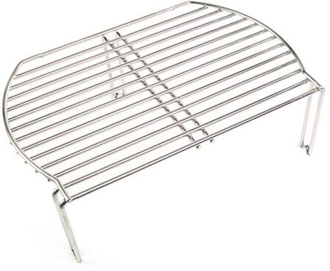 YAKINIKU Extra Verhoogd Rooster - COMPACT - 13 inch - +70% Grilloppervlak - RVS - Kamado Accessoire