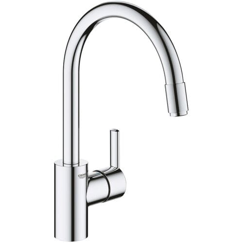 GROHE Feel 1-gats keukenkraan met uittrekbare mousseur chroom