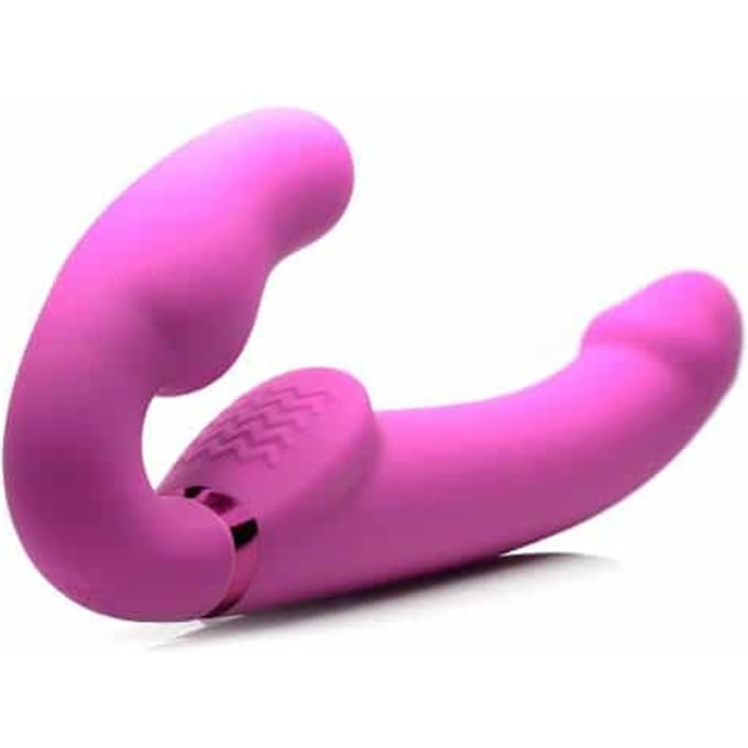 Opblaasbare Strapless Strap-on met Afstandsbediening