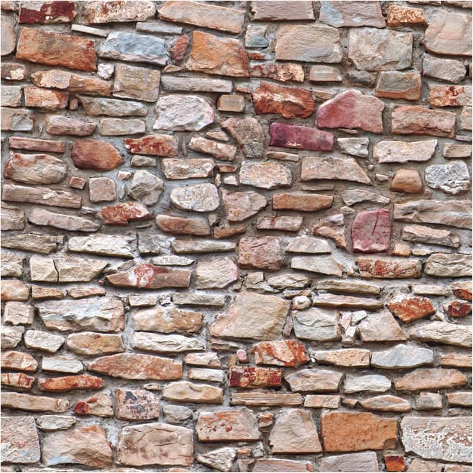 Behangsticker - Schotse stenen - 40x40cm