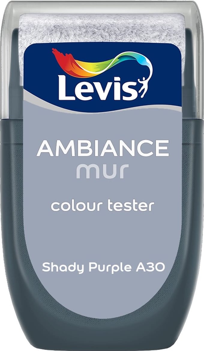 Levis - Muurverf Kleurtester Mat Mix - Shady Purple A30 - Mengverf - 30 Ml