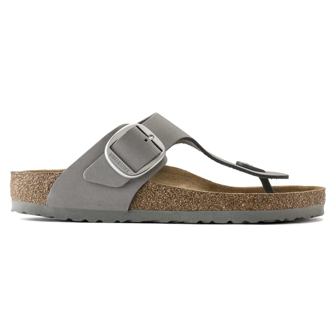 Vrouwenslippers Birkenstock Gizeh Big Buckle Nubuk Leather