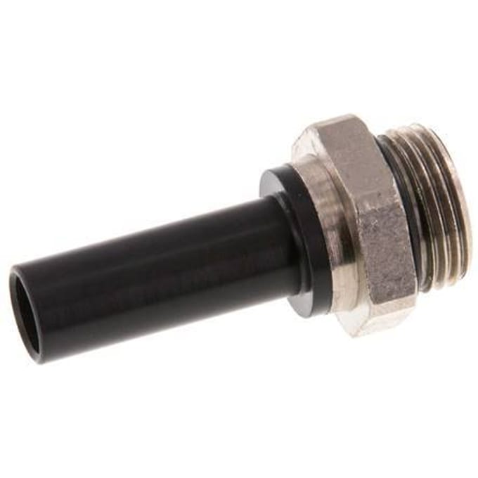 10mm x G3/8'' insteekfitting Messing/PA 66 Buitendraad NBR [2 Stuks]