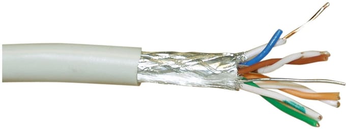 InLine® Installatiekabel, SF/UTP, Cat.5e, AWG24 CU, PVC, 100m