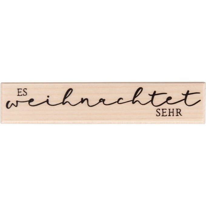 BUTTERER Stempel "Es weihnachtet sehr"